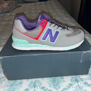 New Balance Gray and Purple Women's Shoes